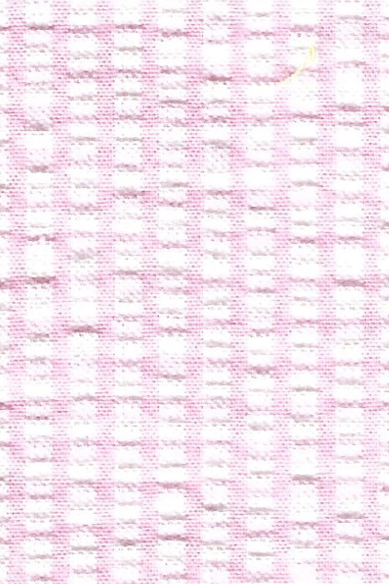 Men's 2PC Summer Seersucker Modern Fit Suit in Pink Pinstripe - Image 3