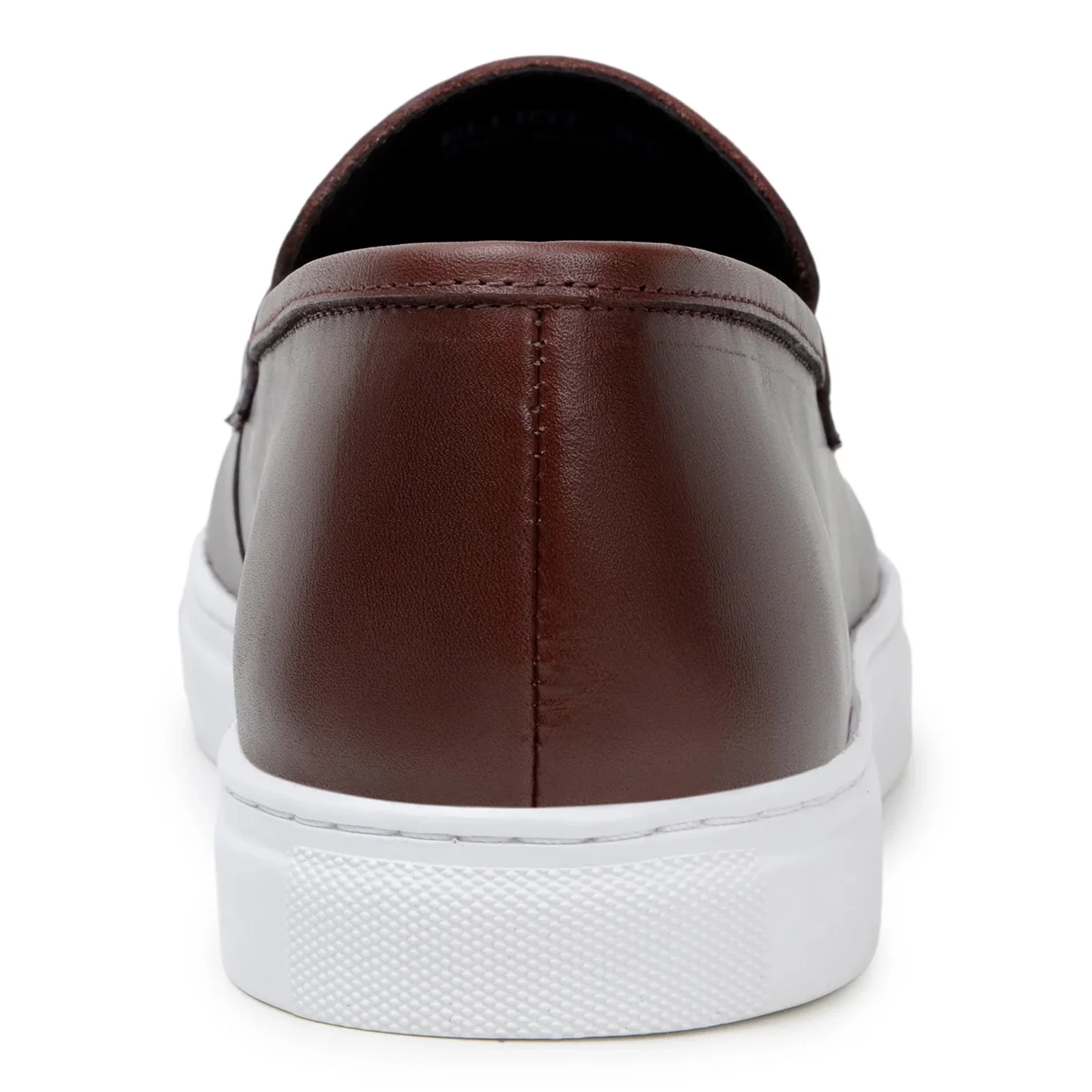 Men's Belvedere Elliot Nappa Leather Casual Slip On Penny Loafer in Brown - Image 5