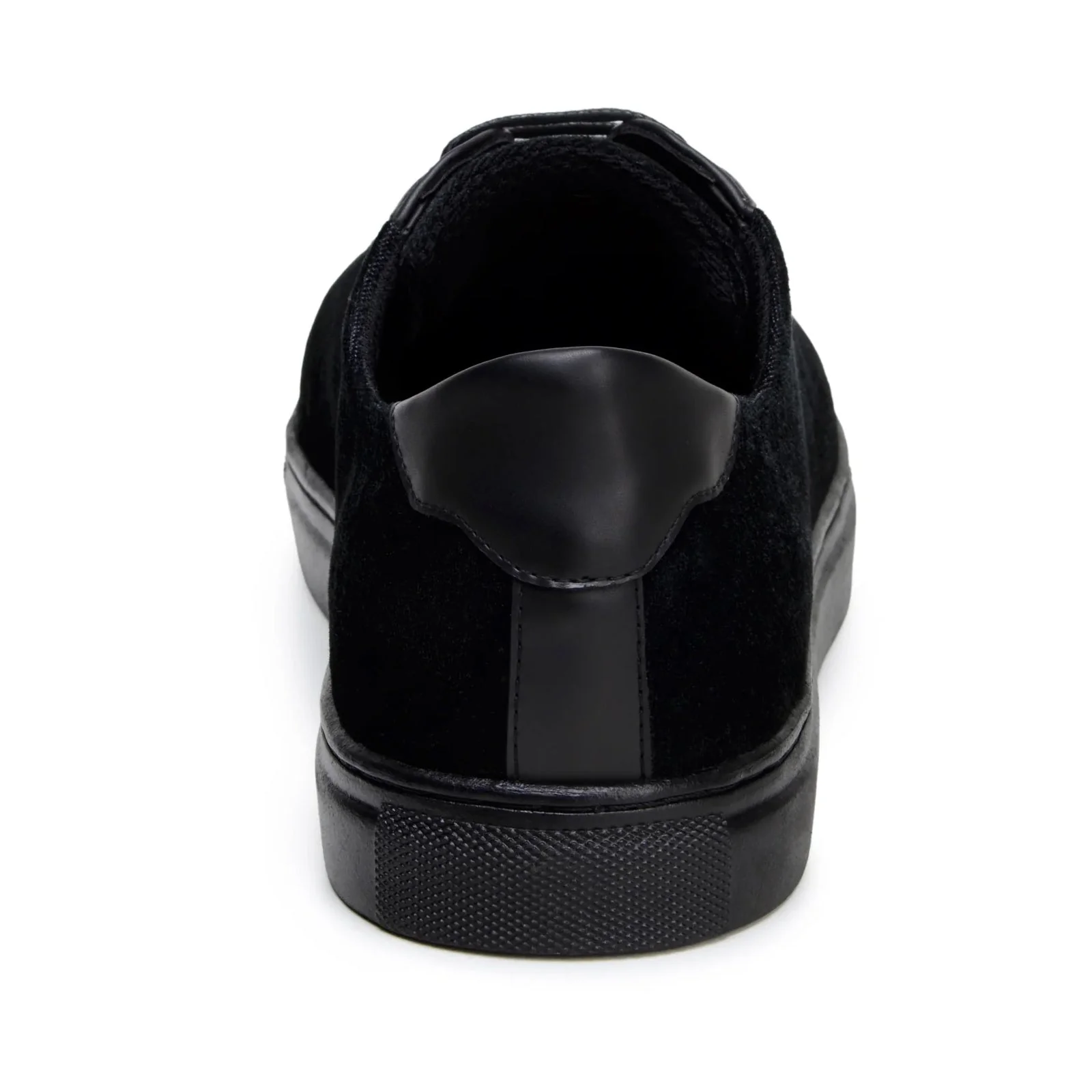 Men's Belvedere Prince Velvet & Matte Leather Tuxedo Sneaker in Black - Image 4