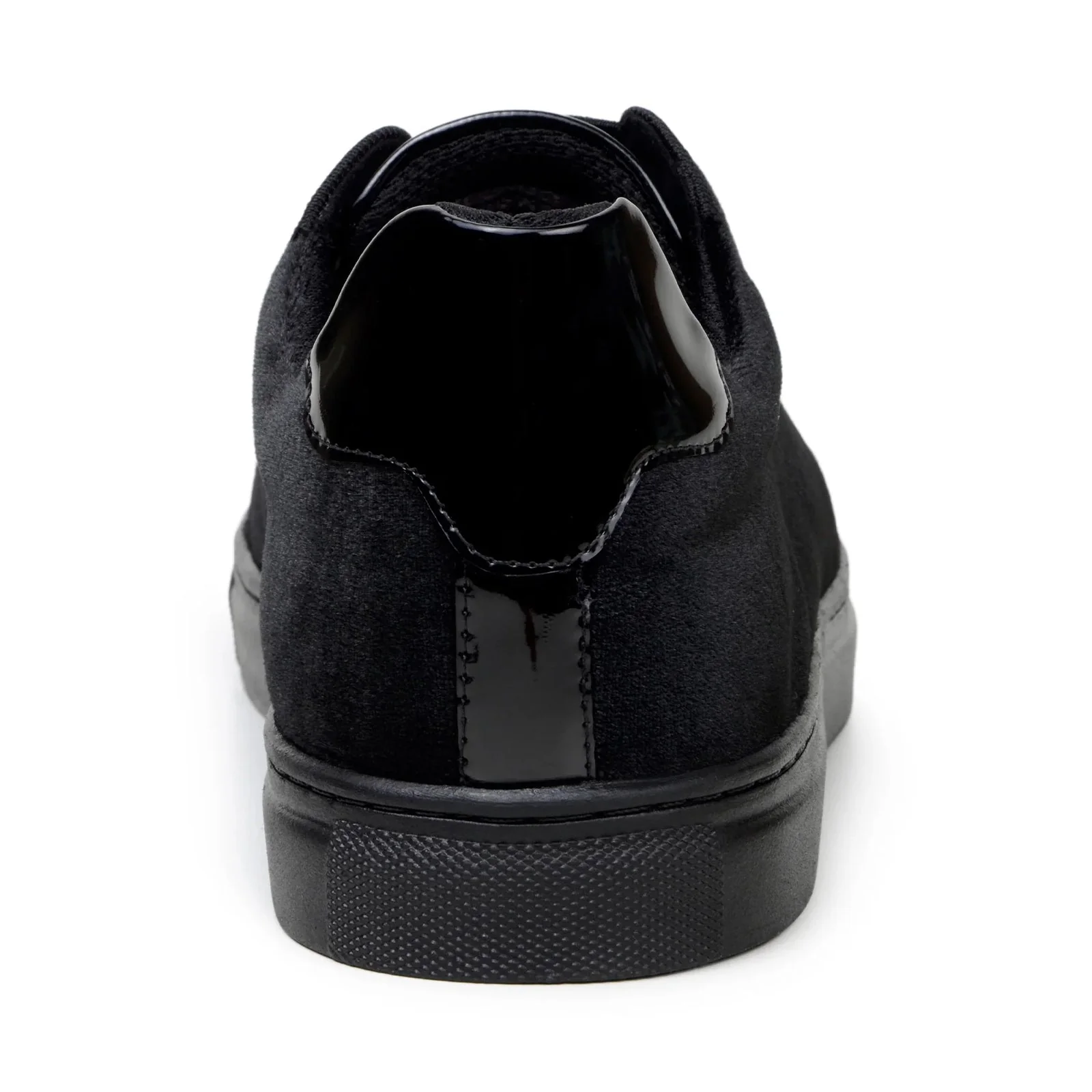 Men's Belvedere Silvano Velvet & Patent Leather Tuxedo Tennis Shoe in Black - Image 5