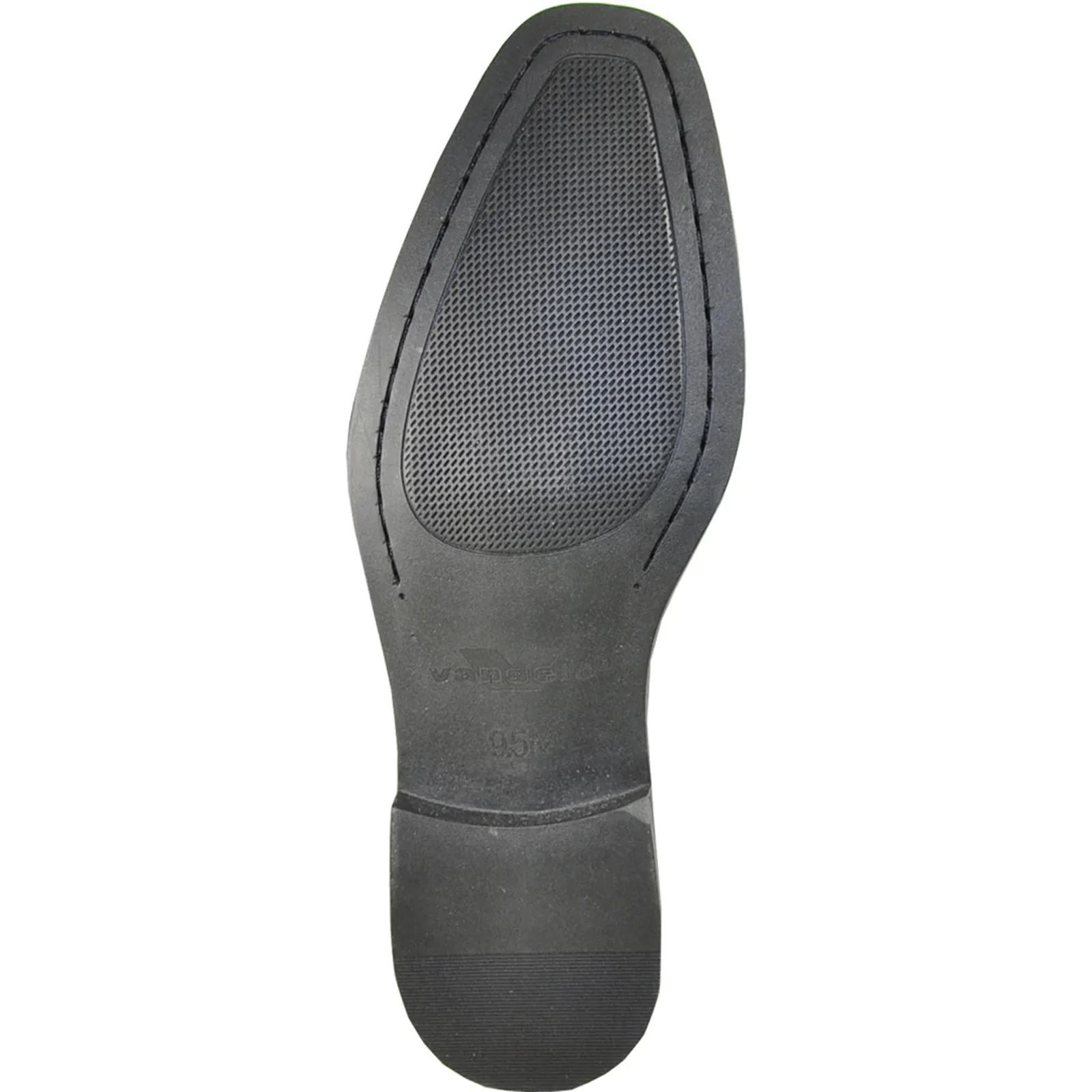 Mens Classic Patent Textured Tuxedo Oxford Lace Up Dress Shoe in Black - Image 7