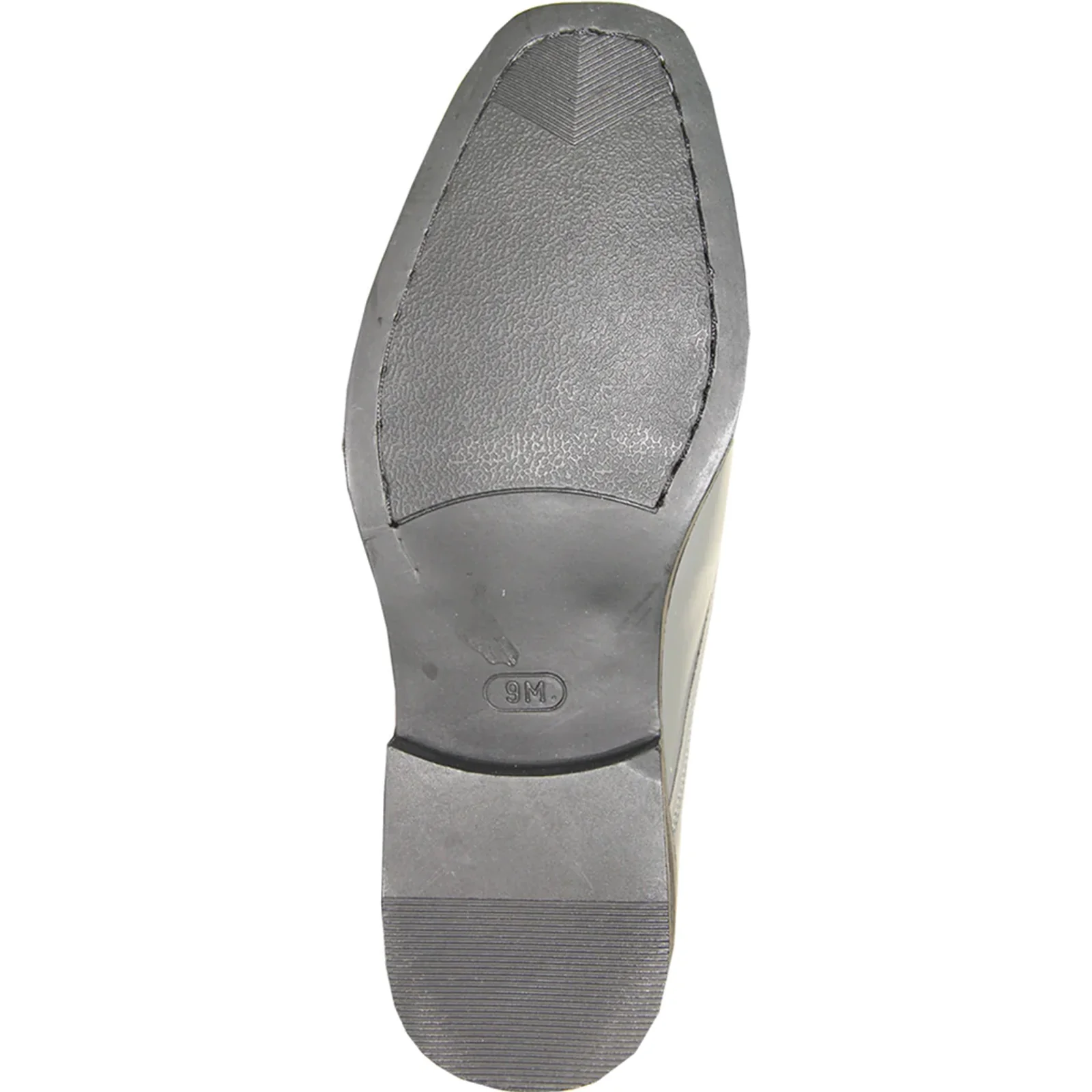 Mens Classic Plain Square Toe Shiny Patent Tuxedo Dress Shoe in Grey - Image 7