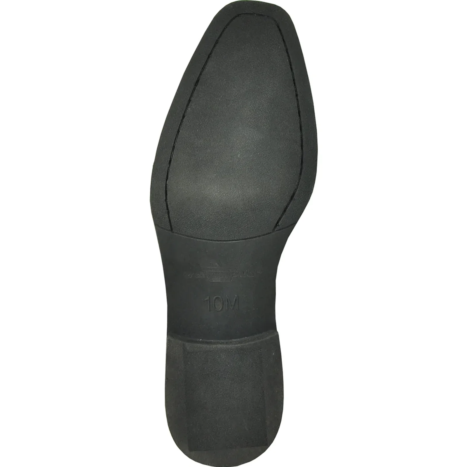 Mens Classic Plain Toe Slip on Loafer Dress Shoe in Black - Image 7