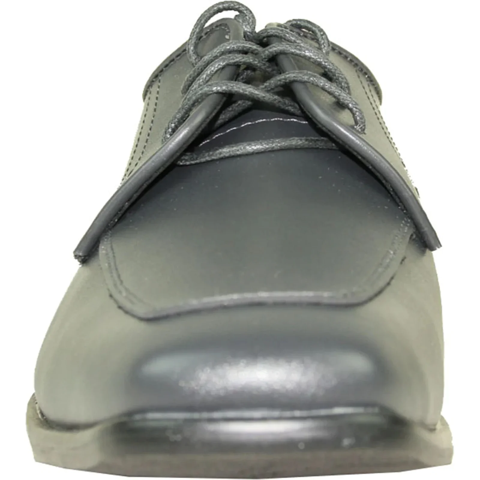 Mens Formal Oxford Lace Up Dress & Tuxedo Shoe in Light Grey - Image 4