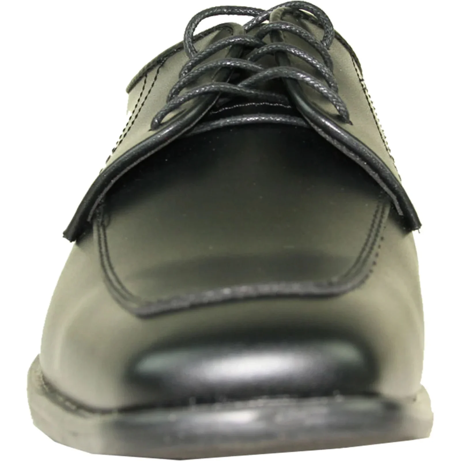 Mens Formal Oxford Lace Up Dress & Tuxedo Shoe in Matte Black - Image 4