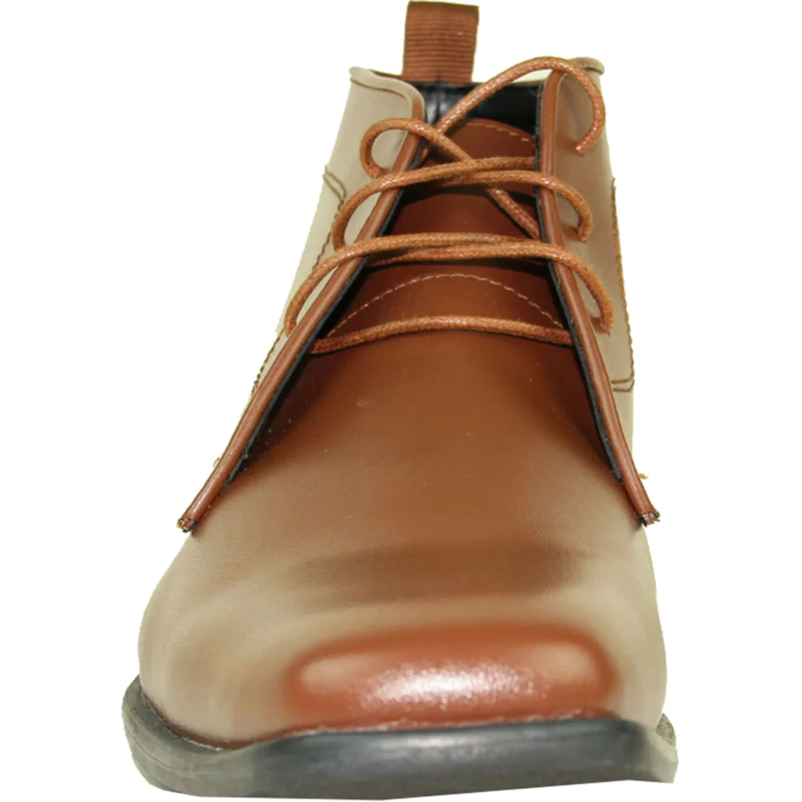 Mens Formal Prom & Wedding Dress Ankle Boot in Brown - Image 4