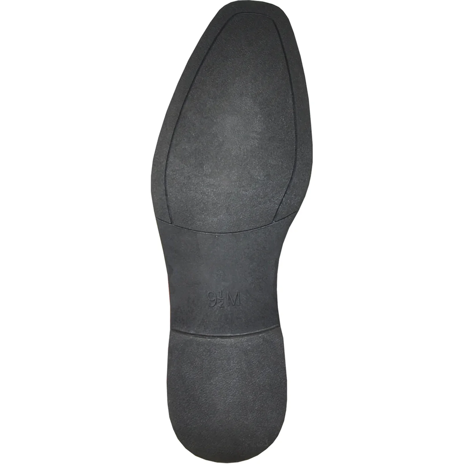 Mens Formal Suede Style Wedding & Prom Cap Toe Dress Shoe in Black - Image 7