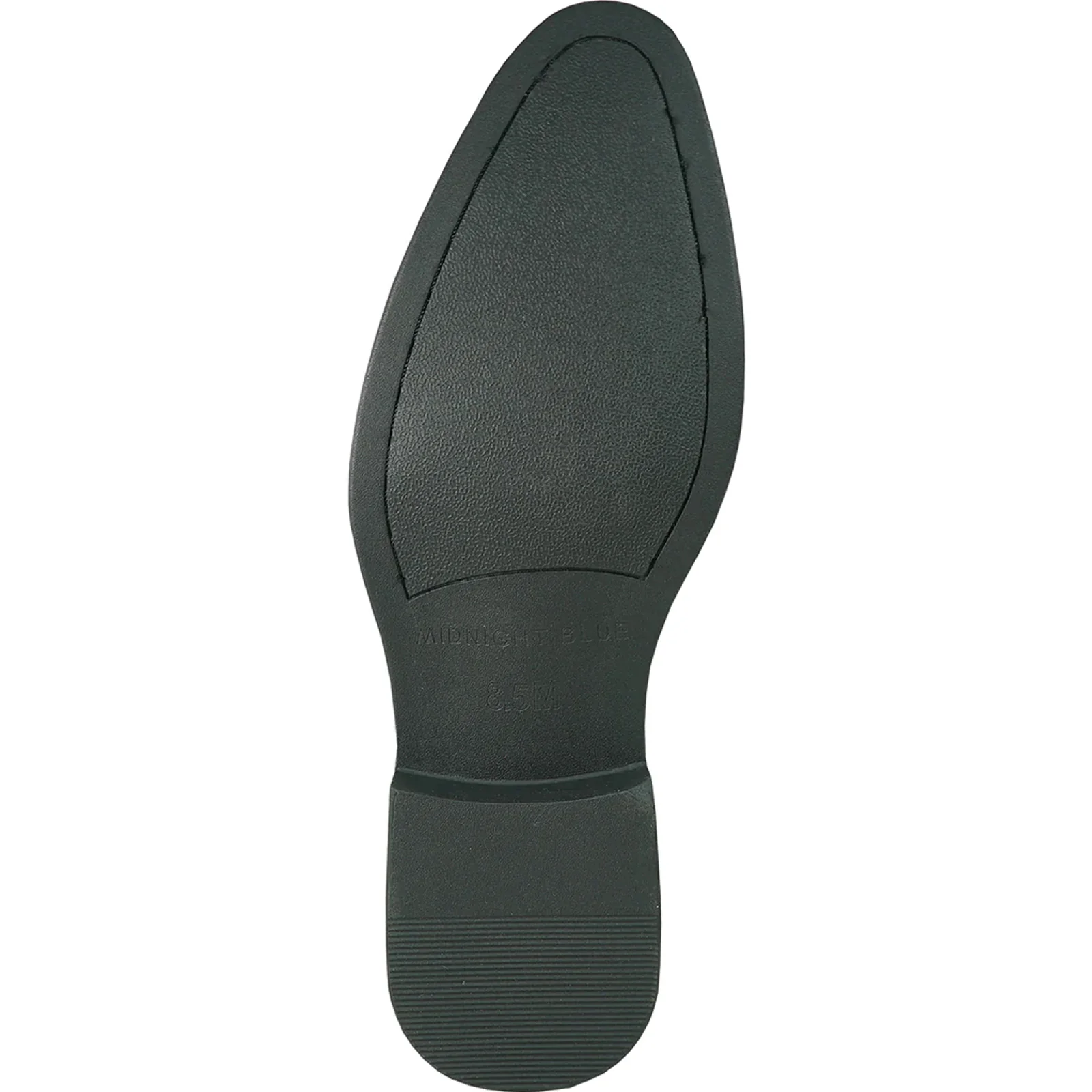 Mens Plain Round Toe Dress Oxford in Dark Brown - Image 7