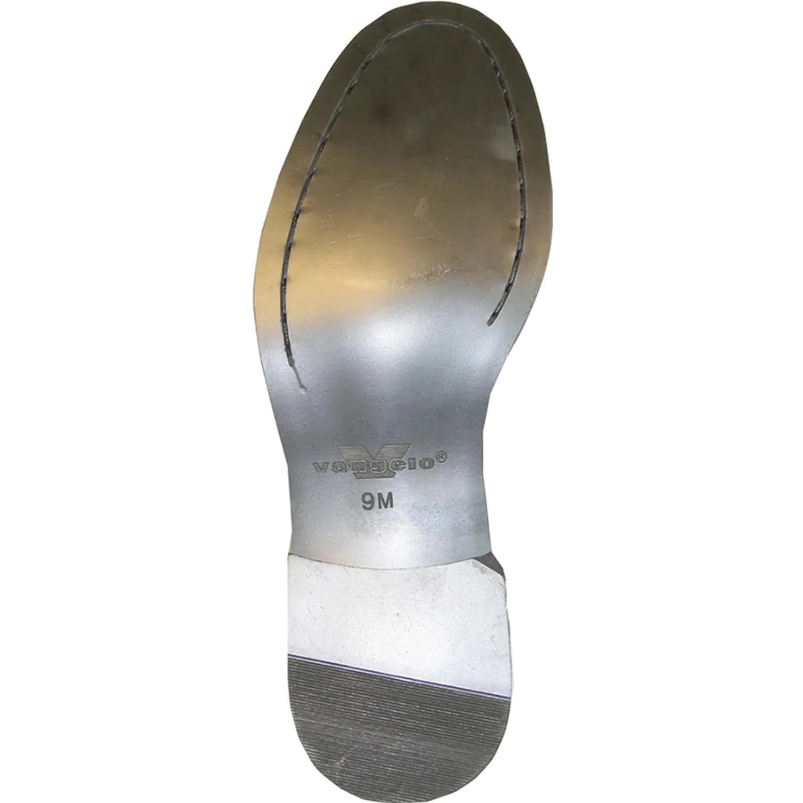 Mens Plain Round Toe Oxford Dress Shoe in Black - Image 7