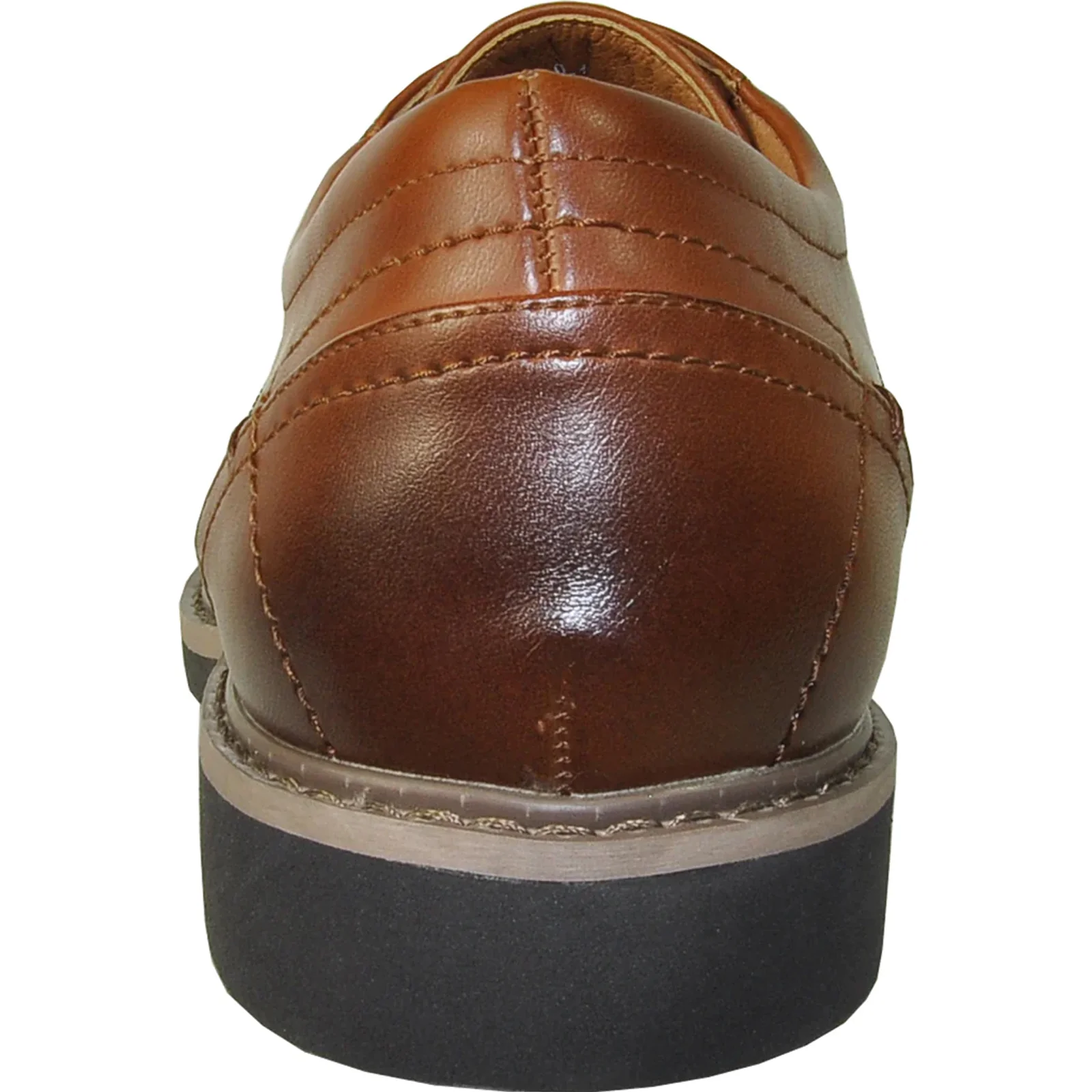 Mens Relaxed Oxford Dress Shoe in Antique Cognac Brown - Image 5