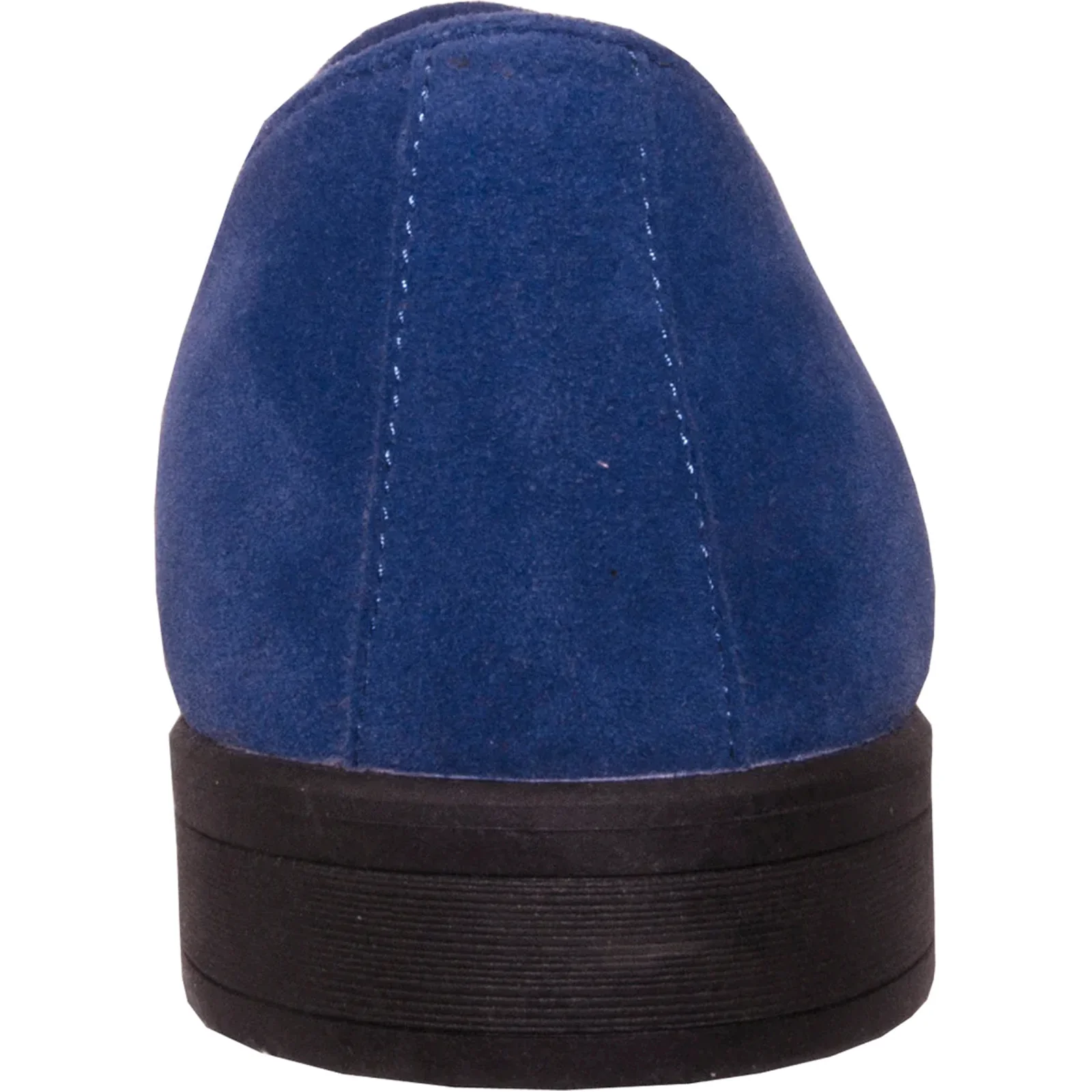 Mens Vegan Suede Wedding & Prom Slip On Loafer Dress Shoe in Royal Blue - Image 5