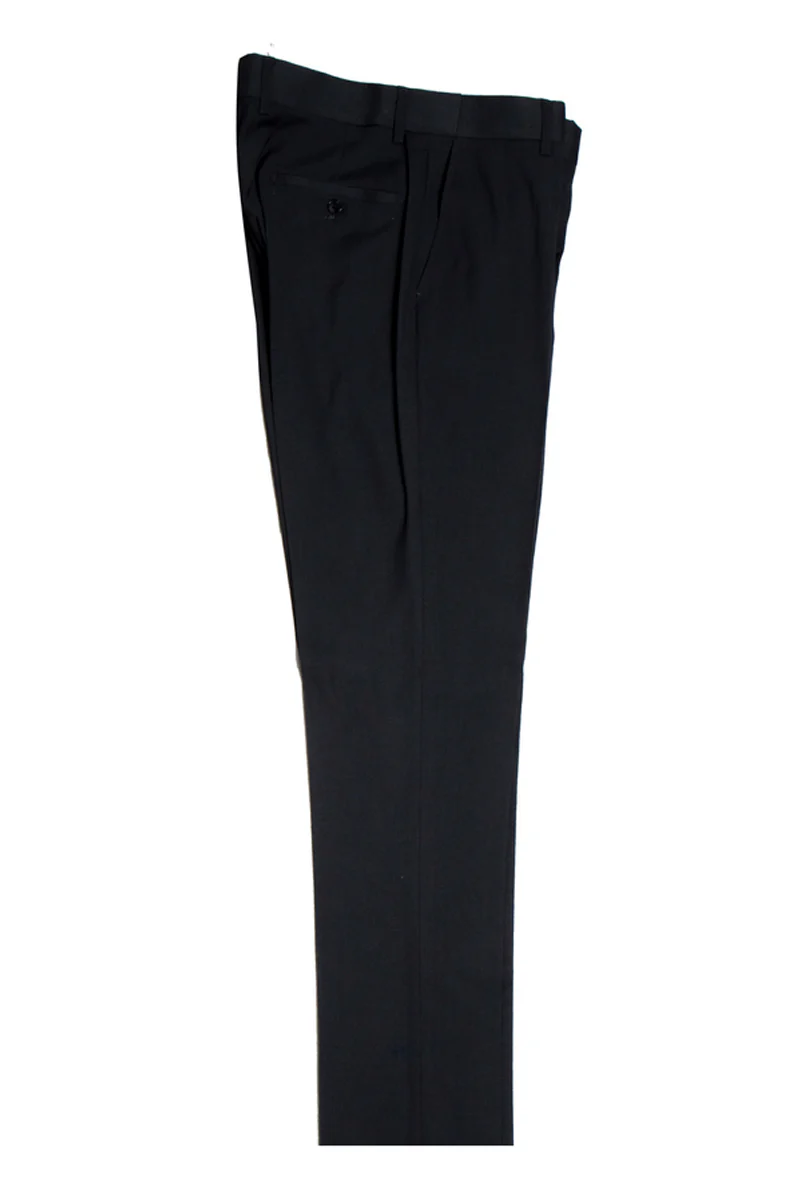 Men's Vested One Button Peak Lapel Stacy Adams Suit in Black - Image 3