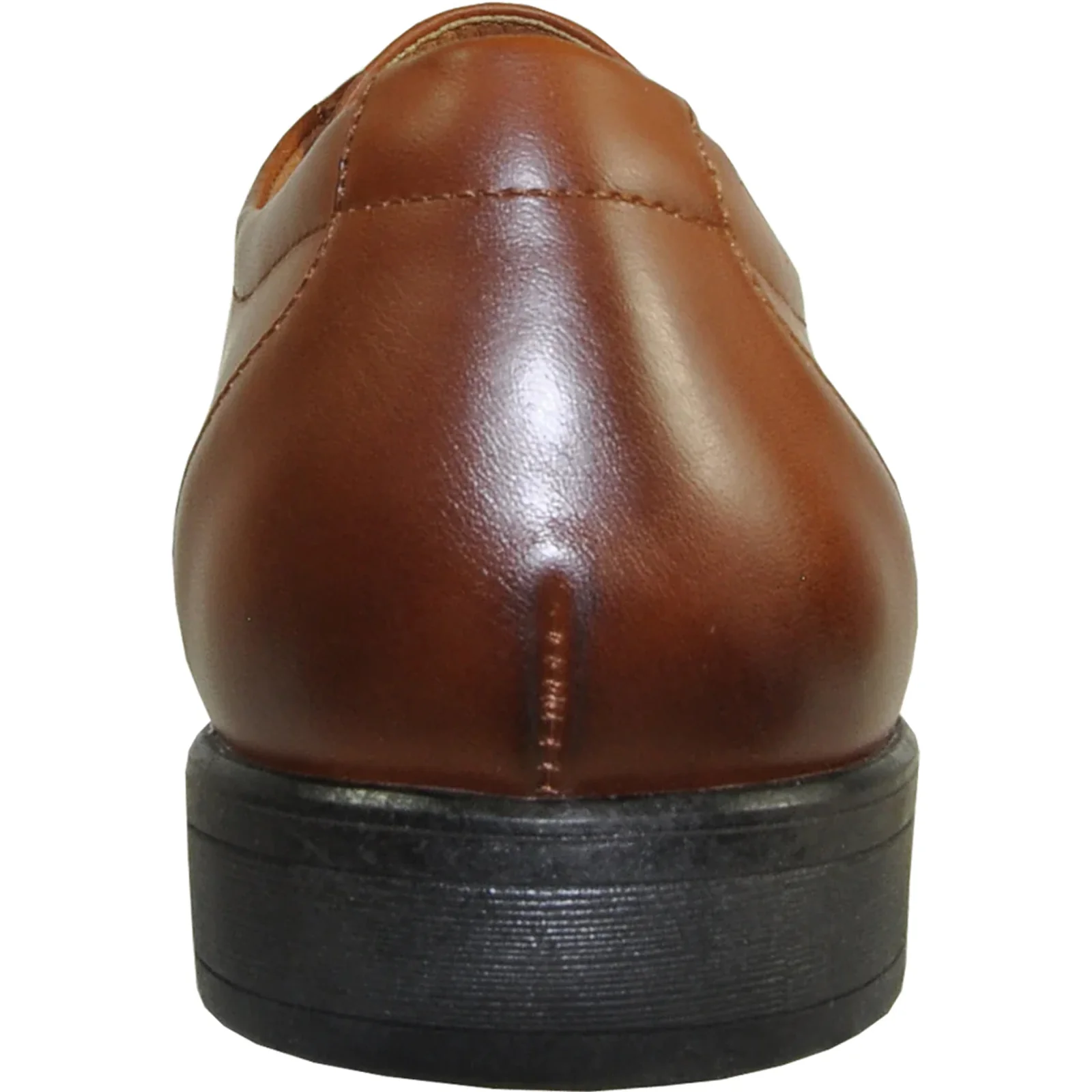 Mens Vintage Style Oxford Cap Toe Dress Shoe in Antique Brown - Image 5